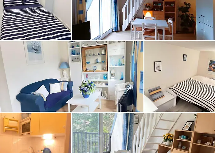 Daire Marine - A 500m De La Avec Son Balcon Vue Sur Le Jardin, 4 Couchages, Wifi Gratuite *